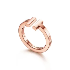 Tiffany & Co. Tiffany T Square Ring in Rose Gold | ^ Rings|Men's Jewelry