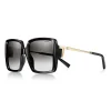 Tiffany & Co. Tiffany T Sunglasses in Black Acetate with Gray Gradient Lenses | ^Women Tiffany T|Sunglasses