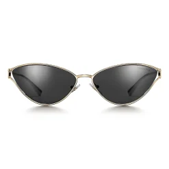 Tiffany & Co. Tiffany T Sunglasses in Pale Gold-colored Metal with Dark Gray Lenses | ^Women Tiffany T|Sunglasses