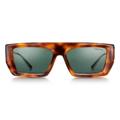 Tiffany & Co. Tiffany T Sunglasses in Tortoise Acetate with Dark Green Lenses | ^Women Tiffany T|Sunglasses
