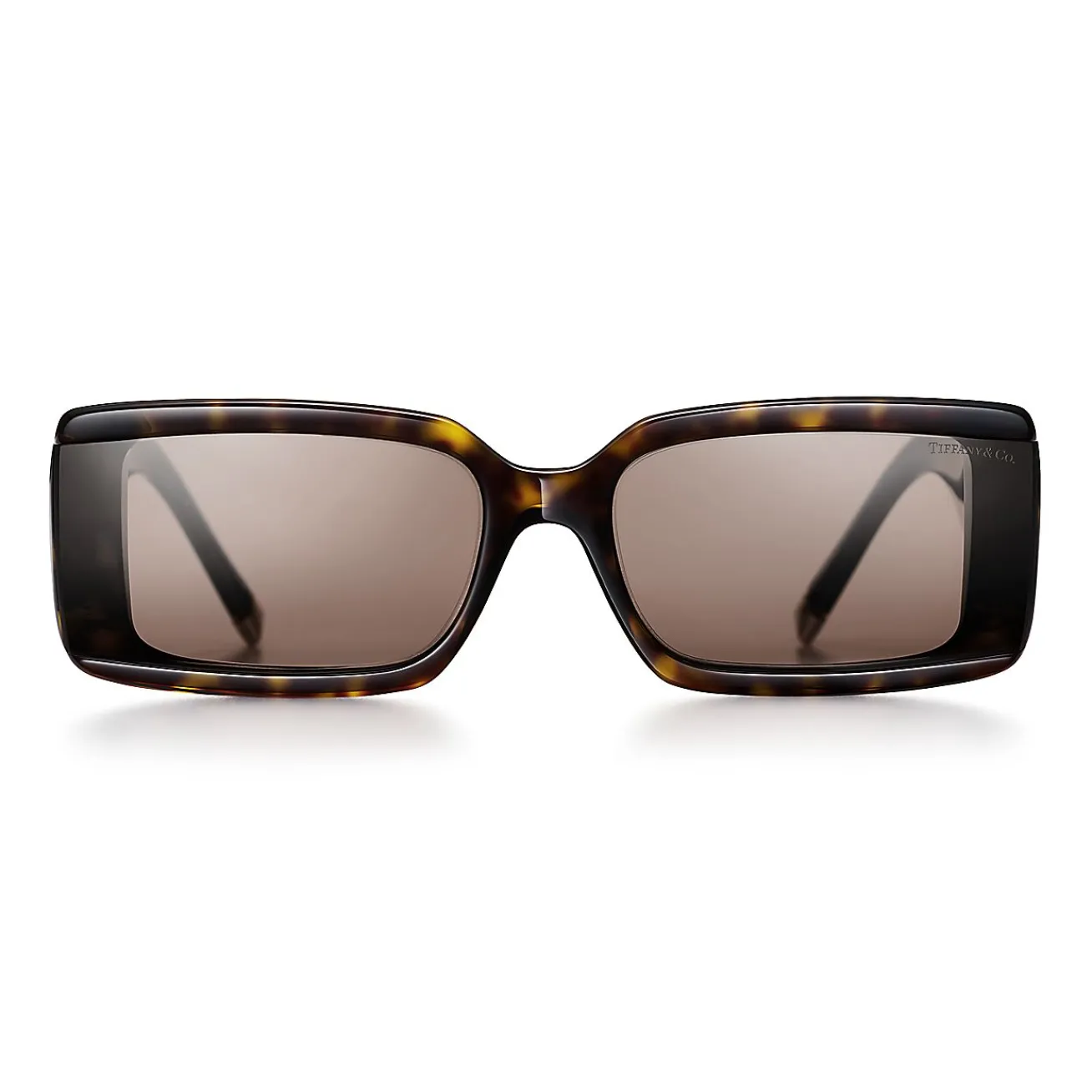 Tiffany & Co. Tiffany T Sunglasses in Tortoise Acetate, Pale Gold-colored Metal & Brown Lenses | ^Women Tiffany T|Sunglasses