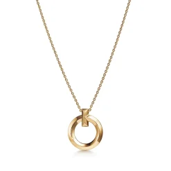 Tiffany & Co. Tiffany T T1 Circle Pendant in Yellow Gold, Small | ^ Necklaces & Pendants|Gifts for Her
