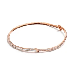 Tiffany & Co. Tiffany T T1 diamond necklace in 18k rose gold. | ^ Necklaces & Pendants|Rose Gold Jewelry