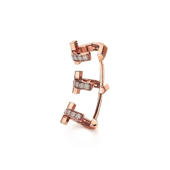Tiffany & Co. Tiffany T T1 Ear Cuff in Rose Gold with Diamonds | ^ Earrings|Rose Gold Jewelry