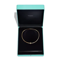 Tiffany & Co. Tiffany T T1 Half Diamond Necklace in Yellow Gold | ^ Necklaces & Pendants|Gold Jewelry