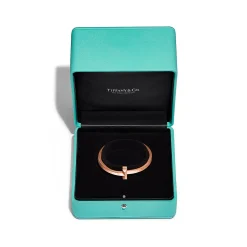 Tiffany & Co. Tiffany T T1 Hinged Bangle in Rose Gold, Wide | ^ Bracelets|Men's Jewelry