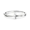 Tiffany & Co. Tiffany T T1 Hinged Bangle in White Gold, Wide | ^ Bracelets|Tiffany T