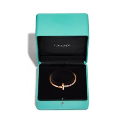 Tiffany & Co. Tiffany T T1 Hinged Bangle in Rose Gold, Wide | ^ Bracelets|Men's Jewelry