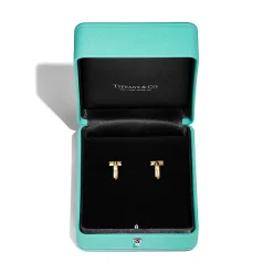Tiffany & Co. Tiffany T T1 Hoop Earrings in Yellow Gold | ^ Earrings|Hoop Earrings