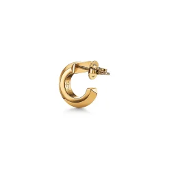 Tiffany & Co. Tiffany T T1 Hoop Earrings in Yellow Gold with Diamonds | ^ Earrings|Gifts for Her