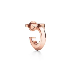 Tiffany & Co. Tiffany T T1 Hoop Earrings in Rose Gold | ^ Earrings|Hoop Earrings