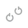 Tiffany & Co. Tiffany T T1 Open Hoop Earrings in White Gold with Diamonds | ^ Earrings|Gifts for Her