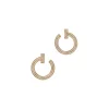 Tiffany & Co. Tiffany T T1 open hoop earrings in 18k gold with diamonds. | ^ Earrings|Gifts for Her