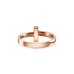 Tiffany & Co. Tiffany T T1 Ring in Rose Gold, 2.5 mm | ^ Rings|Men's Jewelry