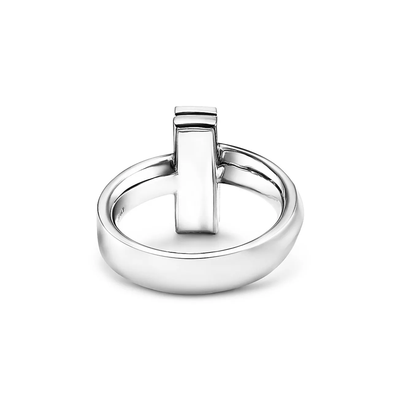 Tiffany & Co. Tiffany T T1 Ring in White Gold, 4.5 mm Wide | ^ Rings|Men's Jewelry