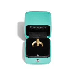 Tiffany & Co. Tiffany T T1 Ring in Yellow Gold, 4.5 mm Wide | ^ Rings|Men's Jewelry