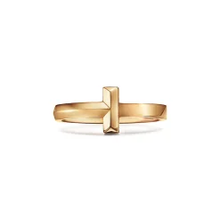 Tiffany & Co. Tiffany T T1 Ring in Yellow Gold, 2.5 mm Wide | ^ Rings|Men's Jewelry