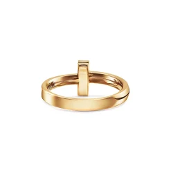 Tiffany & Co. Tiffany T T1 Ring in Yellow Gold, 2.5 mm Wide | ^ Rings|Men's Jewelry