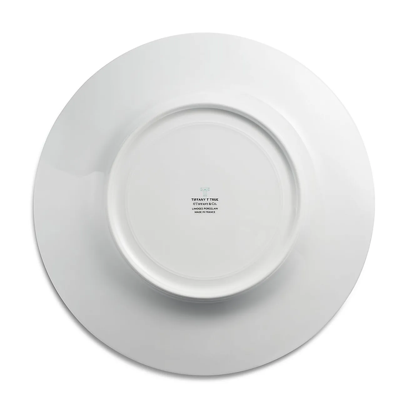 Tiffany & Co. Tiffany T True Charger with a Hand-painted Gold Rim | ^ Tableware