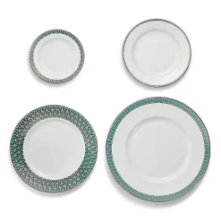 Tiffany & Co. Tiffany T True Charger with a Hand-painted Platinum Rim | ^ The Home|Housewarming Gifts