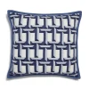 Tiffany & Co. Tiffany T True Cushion in Tanzanite-colored Wool and Cashmere | ^ The Home|Housewarming Gifts