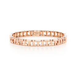 Tiffany & Co. Tiffany T True narrow bracelet in 18k rose gold, small. | ^ Bracelets|Men's Jewelry