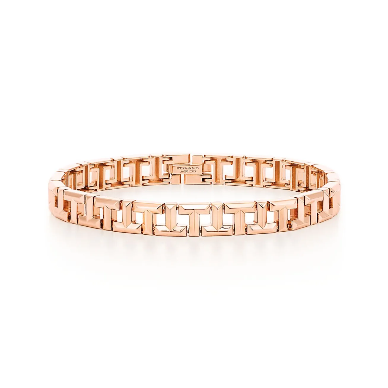 Tiffany & Co. Tiffany T True narrow bracelet in 18k rose gold, small. | ^ Bracelets|Men's Jewelry
