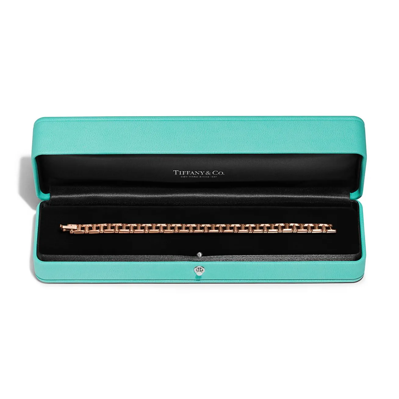 Tiffany & Co. Tiffany T True narrow bracelet in 18k rose gold, small. | ^ Bracelets|Men's Jewelry