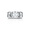 Tiffany & Co. Tiffany T True Ring in White Gold, 8 mm Wide | ^ Rings|Tiffany T