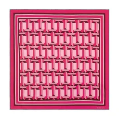 Tiffany & Co. Tiffany T True Square Scarf in Cerise Silk | ^Women Online Exclusives|Scarves & Stoles