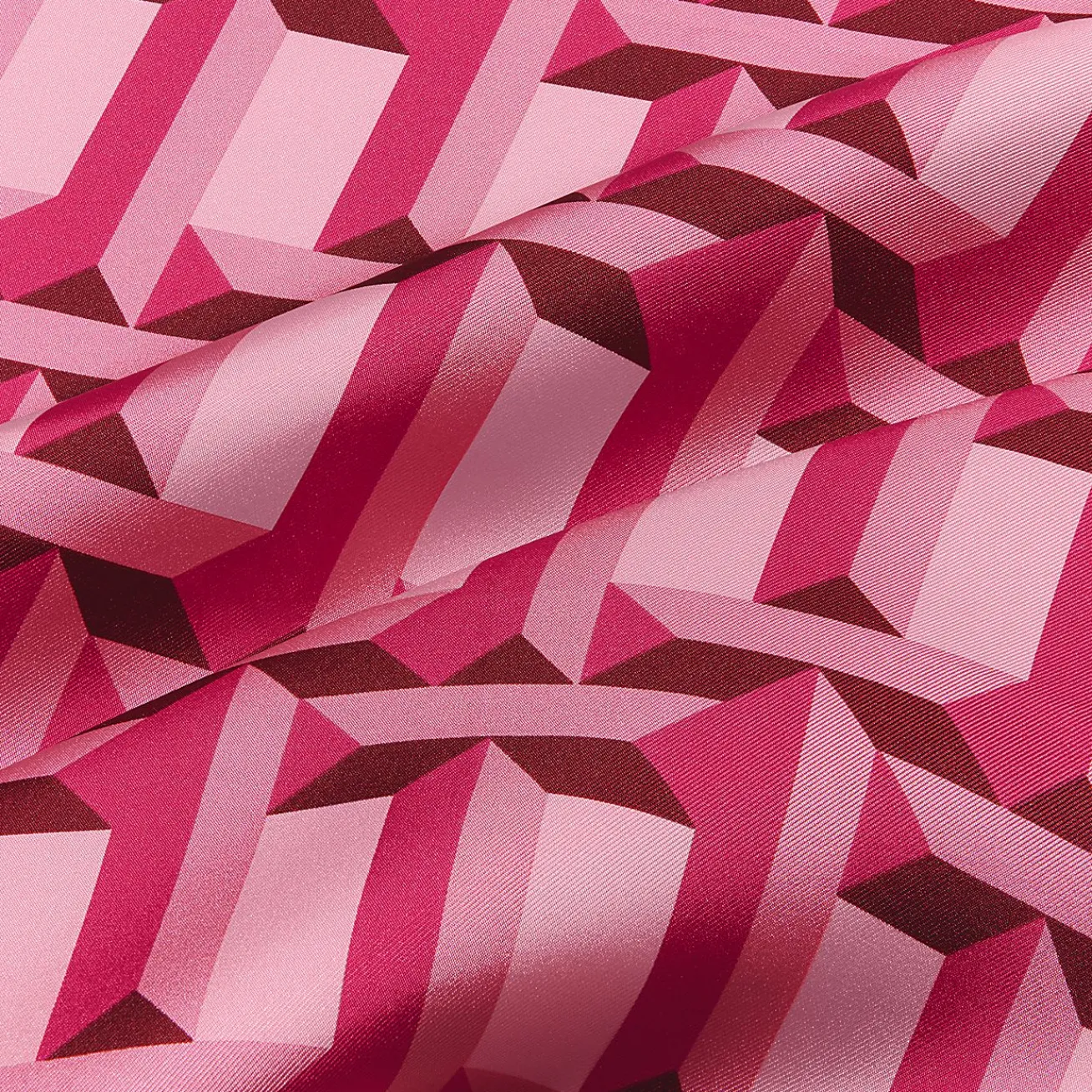 Tiffany & Co. Tiffany T True Square Scarf in Cerise Silk | ^Women Online Exclusives|Scarves & Stoles