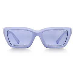 Tiffany & Co. Tiffany T True Sunglasses in Violet Acetate with Violet Lenses | ^Women Tiffany T|Sunglasses