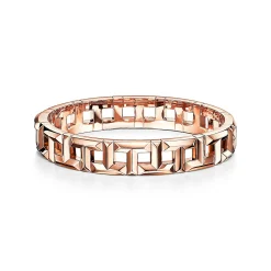 Tiffany & Co. Tiffany T True wide hinged bangle in 18k rose gold, large. | ^ Rose Gold Jewelry|Tiffany T