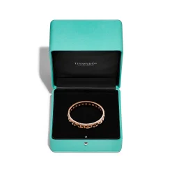 Tiffany & Co. Tiffany T True wide hinged bangle in 18k rose gold, large. | ^ Rose Gold Jewelry|Tiffany T