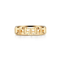 Tiffany & Co. Tiffany T True wide ring in 18k gold, 5.5 mm wide. | ^Women Rings|Men's Jewelry