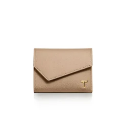 Tiffany & Co. Tiffany T Wallet in Taupe Leather | ^Women Small Leather Goods|Women's Accessories