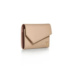 Tiffany & Co. Tiffany T Wallet in Taupe Leather | ^Women Small Leather Goods|Women's Accessories