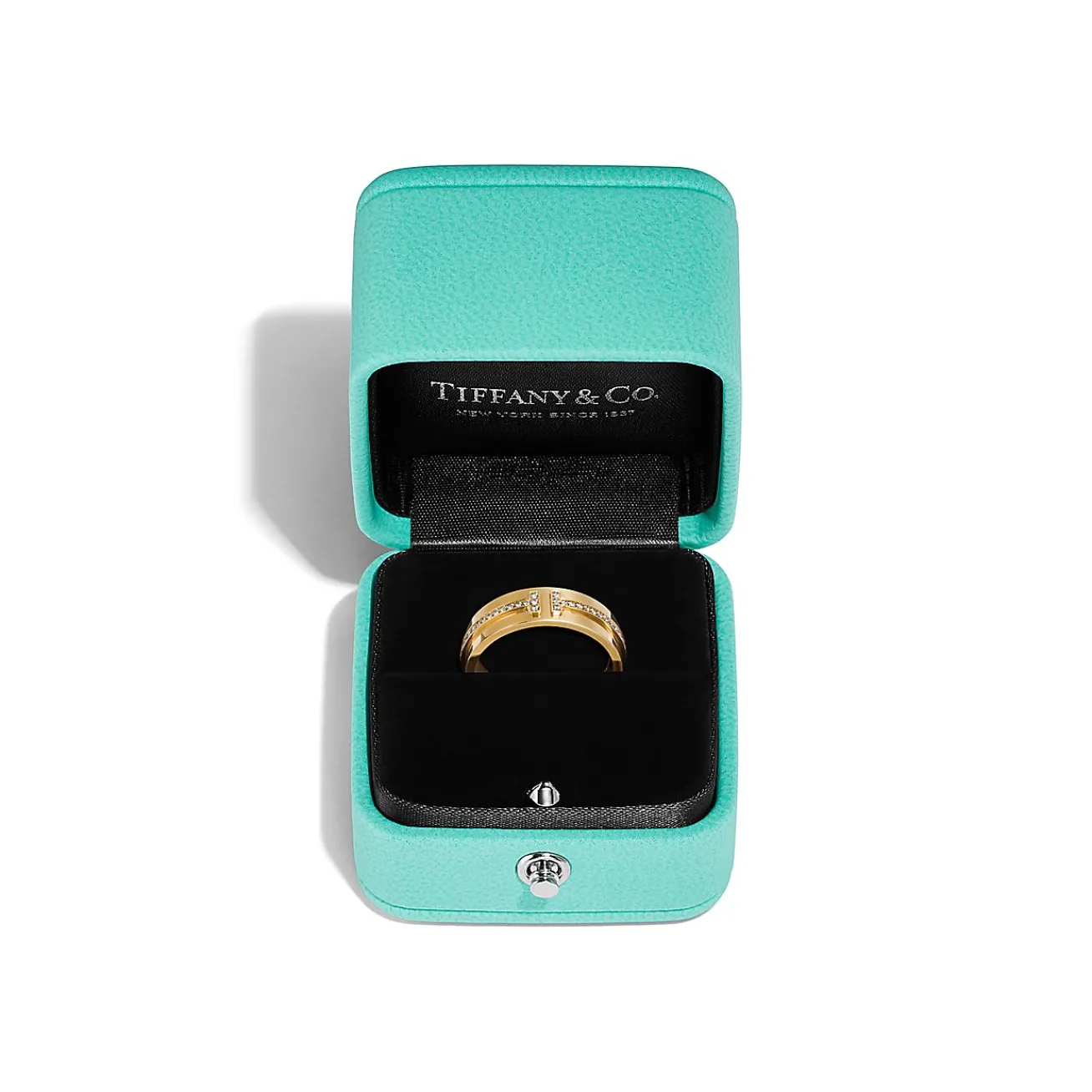 Tiffany & Co. Tiffany T wide diamond ring in 18k gold, 5.5 mm wide. | ^Women Rings|Men's Jewelry