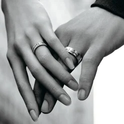 Tiffany & Co. Tiffany T wide pavé diamond ring in 18k white gold, 5.8 mm wide. | ^Women Rings|Diamond Jewelry