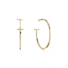 Tiffany & Co. Tiffany T wire hoop earrings in 18k gold, extra large. | ^ Hoop Earrings|Gold Jewelry