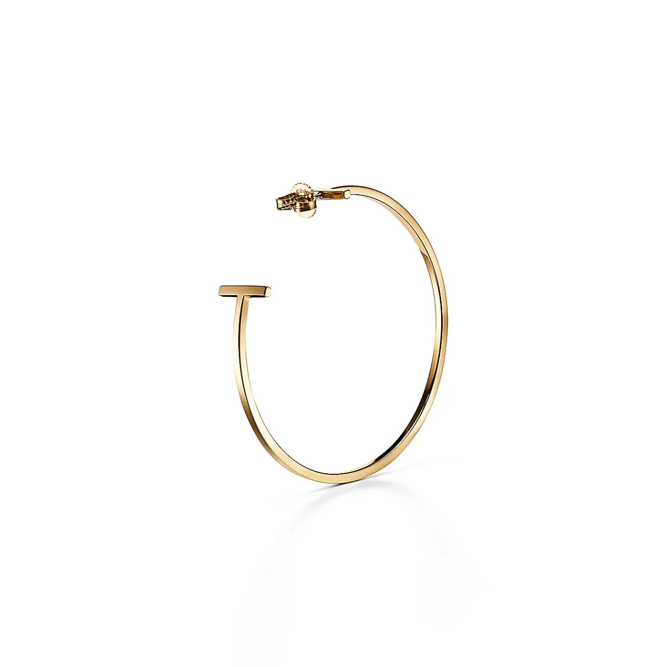 Tiffany & Co. Tiffany T wire hoop earrings in 18k gold, extra large. | ^ Hoop Earrings|Gold Jewelry