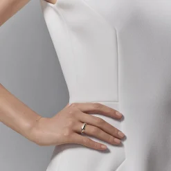 Tiffany & Co. Tiffany Together Milgrain Band Ring in Platinum and Rose Gold, 6 mm Wide | ^ Rings|Rose Gold Jewelry