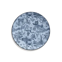 Tiffany & Co. Tiffany Toile Dessert Plate in Sapphire Bone China | ^ The Home|Housewarming Gifts