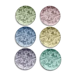 Tiffany & Co. Tiffany Toile Dessert Plate in Sapphire Bone China | ^ The Home|Housewarming Gifts