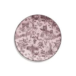 Tiffany & Co. Tiffany Toile Dessert Plate in Morganite Bone China | ^ The Couple|Business Gifts