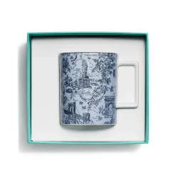Tiffany & Co. Tiffany Toile Mug in Sapphire Bone China | ^ Business Gifts|Tableware