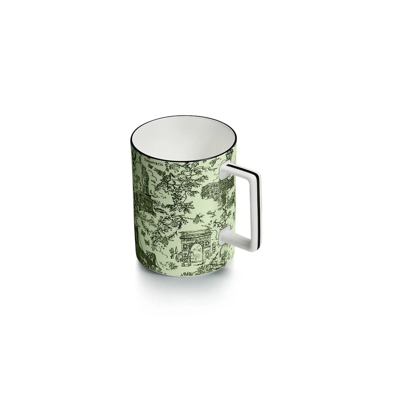Tiffany & Co. Tiffany Toile Mug in Tsavorite Bone China | ^ The Home|Housewarming Gifts