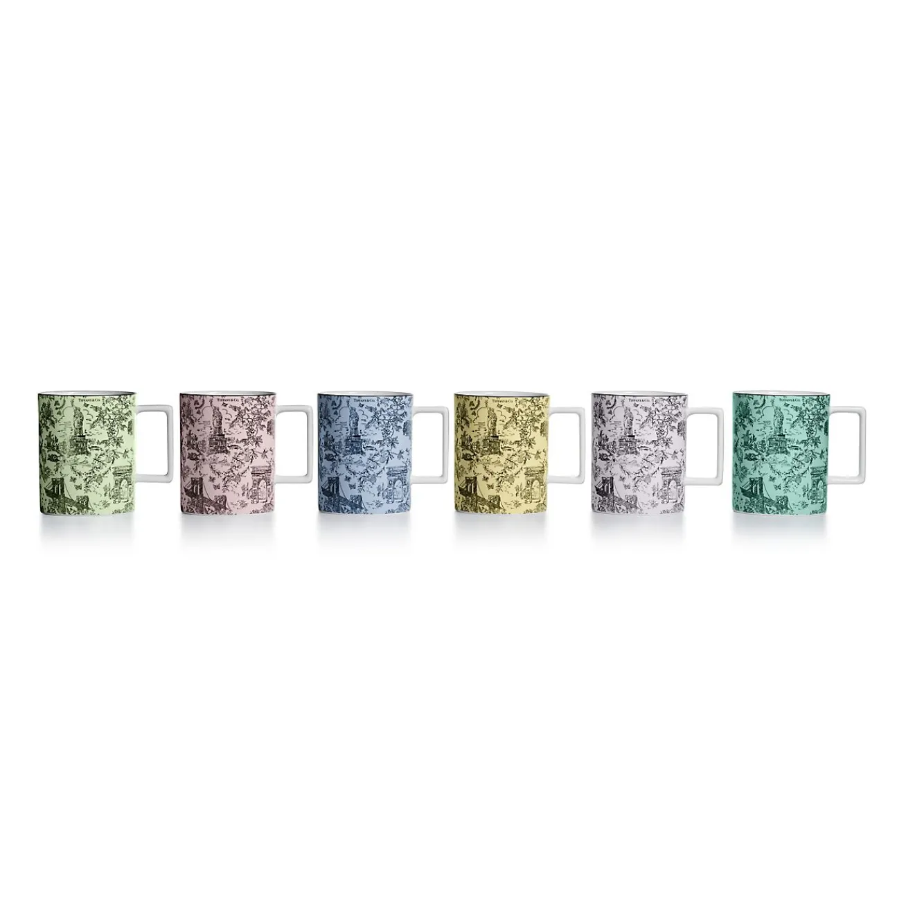 Tiffany & Co. Tiffany Toile Mug in Tsavorite Bone China | ^ The Home|Housewarming Gifts