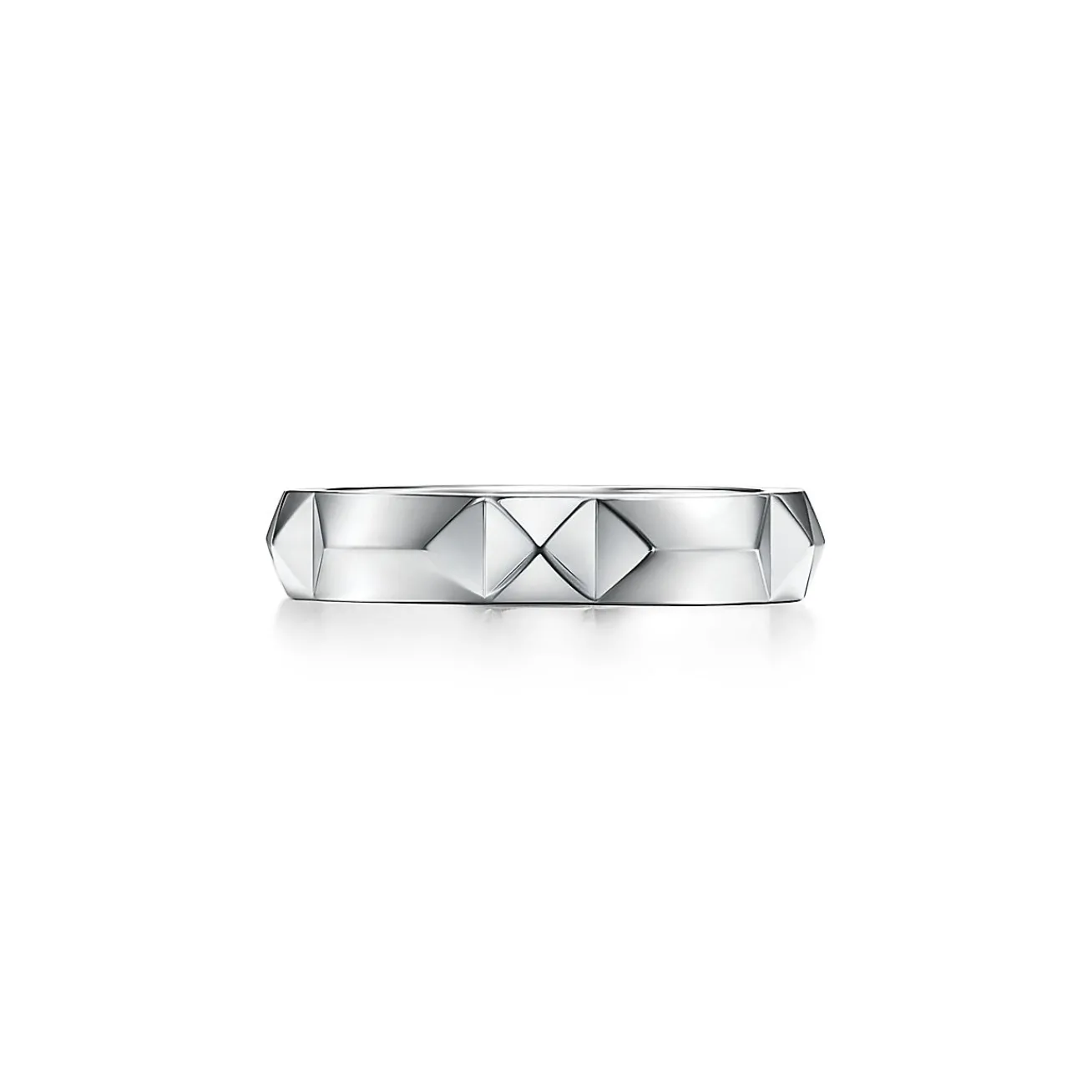 Tiffany & Co. Tiffany True® Band Ring in Platinum, 4 mm Wide | ^Women Rings|Men's Jewelry