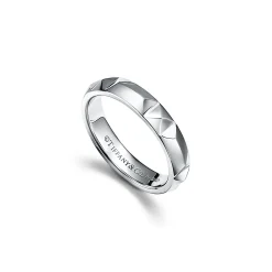 Tiffany & Co. Tiffany True® Band Ring in Platinum, 4 mm Wide | ^Women Rings|Men's Jewelry